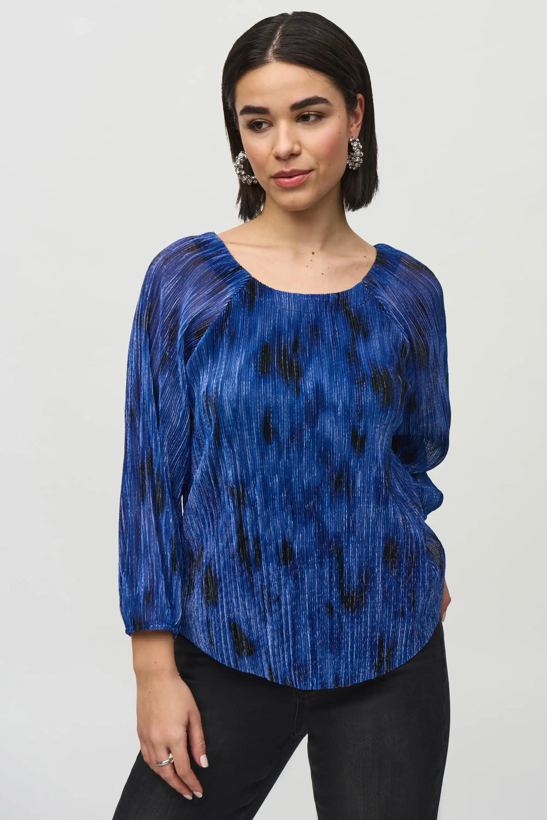 Joseph Ribkoff Blue Top Style 244105-3296