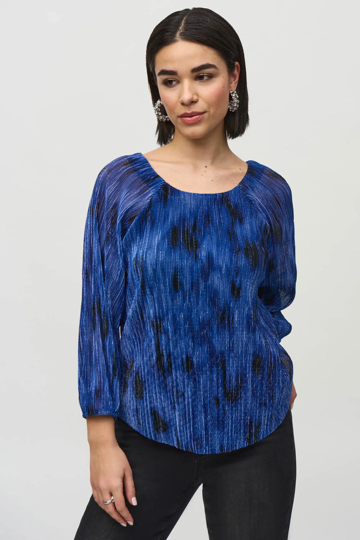 Joseph Ribkoff Blue Top Style 244105-3296