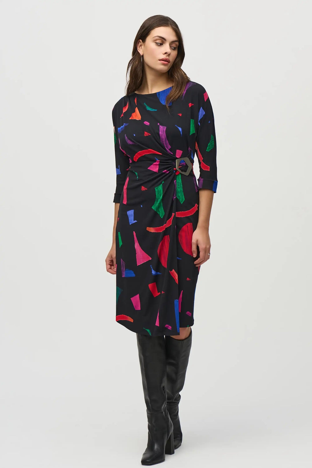 Joseph Ribkoff Multi Coloured Dress Style 244240-178