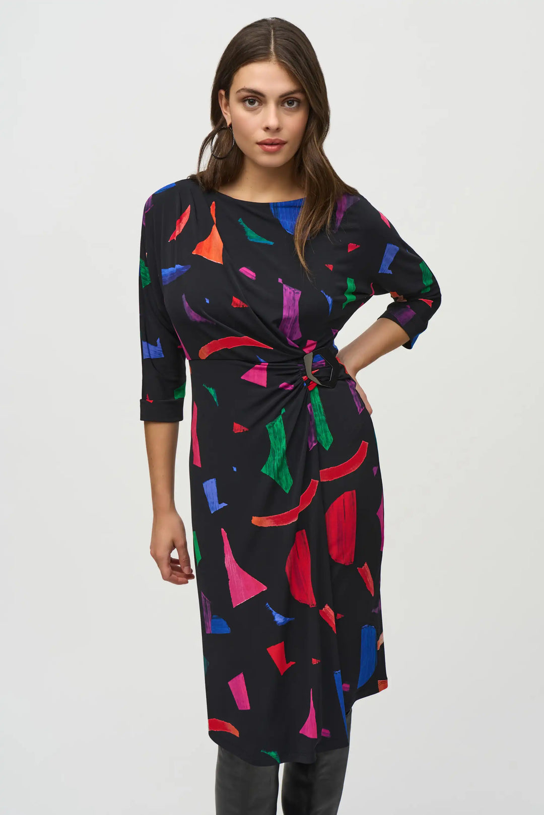 Joseph Ribkoff Multi Coloured Dress Style 244240-178