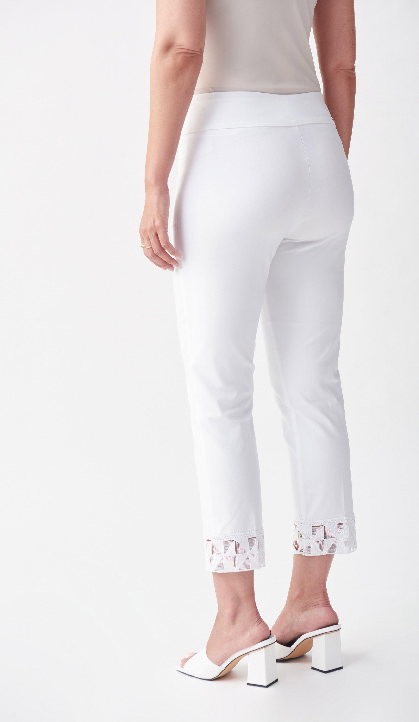 High waisted white on sale capris